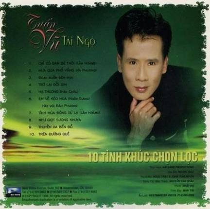 Tuấn Vũ - 10 Tình khúc chọn lọc 1990