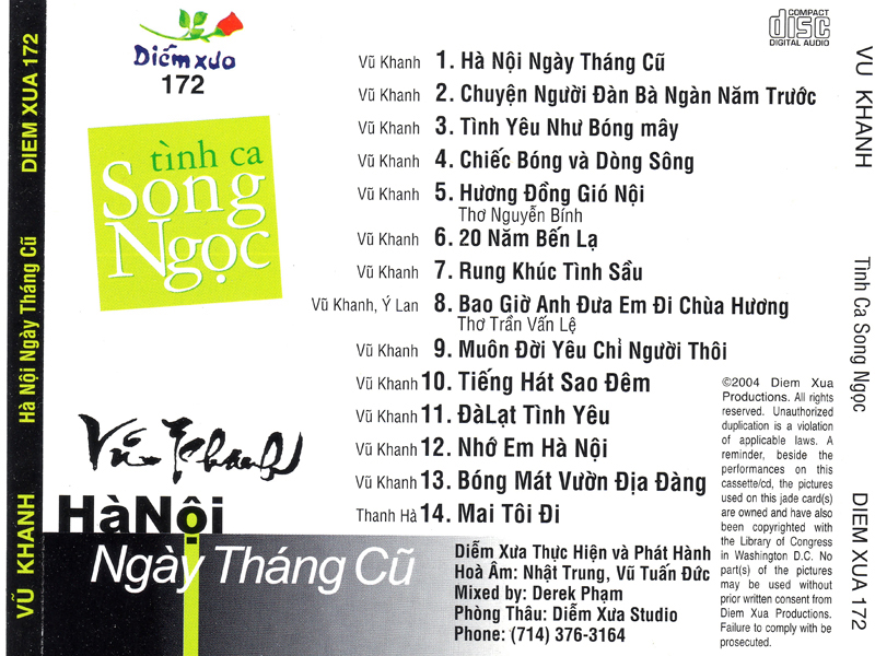 bai ca ve ha noi