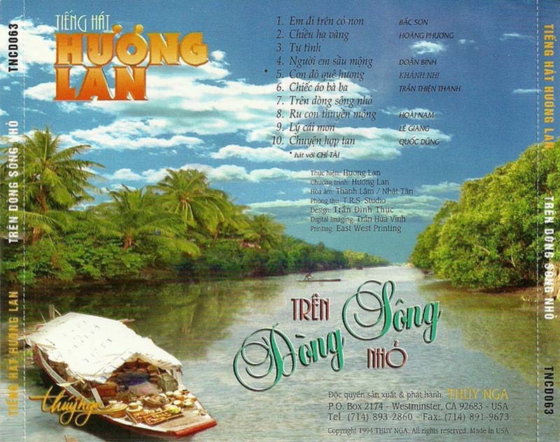 Hương Lan 1994 Trên dòng sông nhỏ Cửa hàng đĩa CD Đĩa