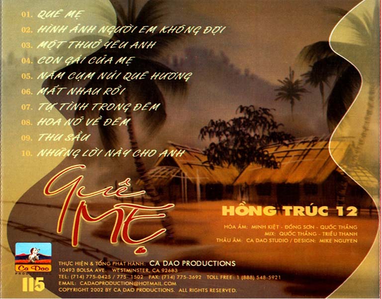 hong truc - que me