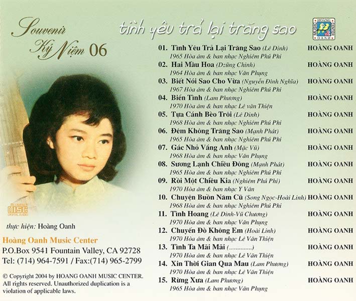 hoang oanh 1975 hay nhat